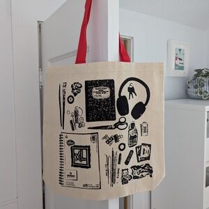 Small Canvas Art Tote Bag x1